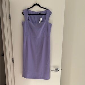 Ann Taylor Lavender Midi Dress
